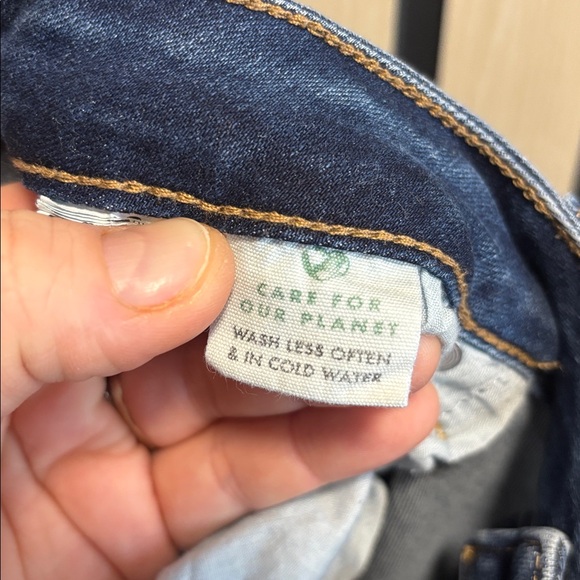 Women's Distressed Blue Jeans - Picture 5 of 5